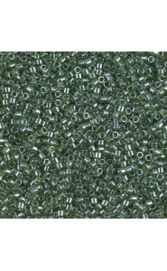 Miyuki delica beads 15/0 - Transparent Olive Luster DBS-1227